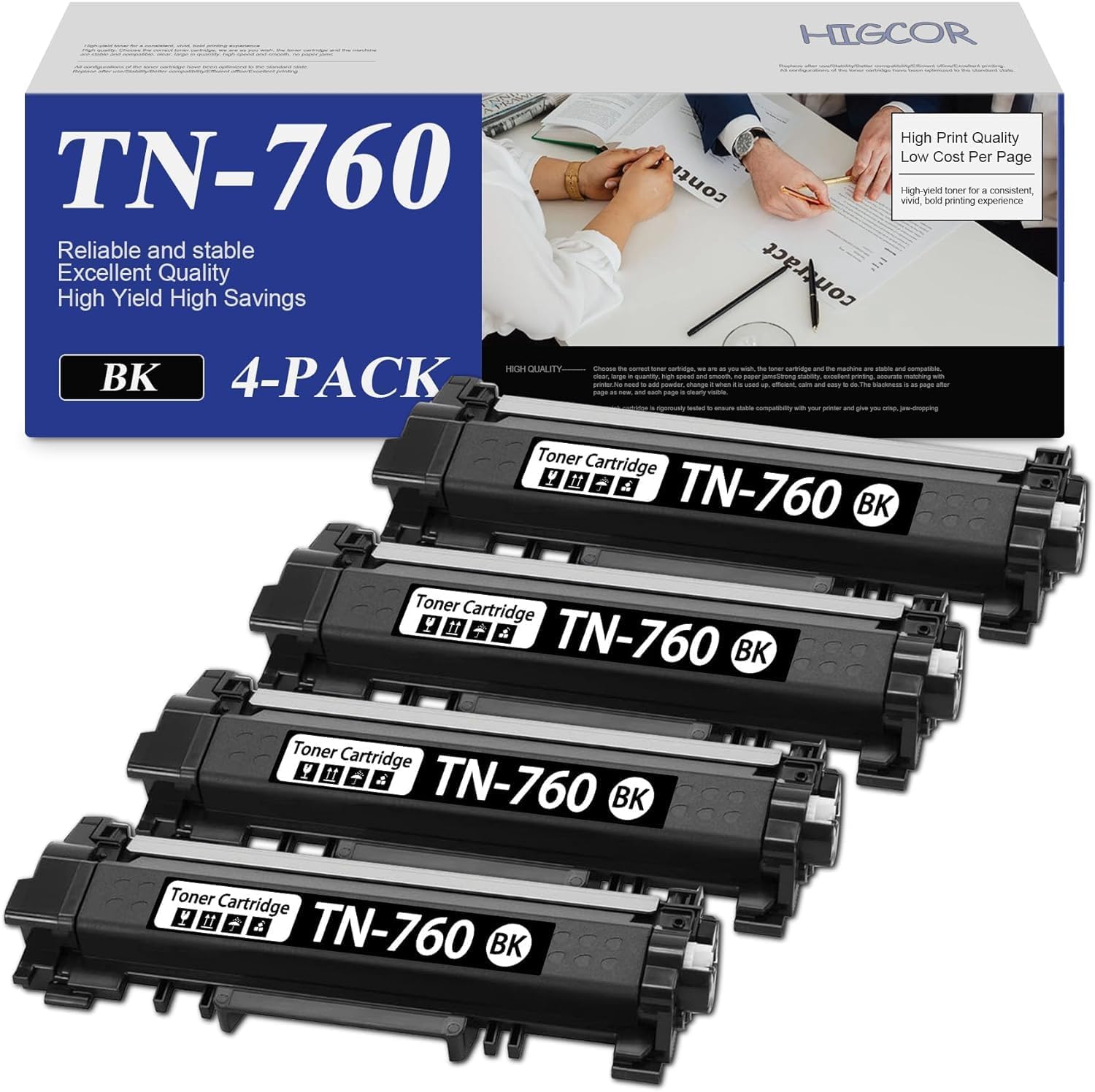 VAMTAY Compatible DR730 Drum Unit and TN760 Toner Cartridge