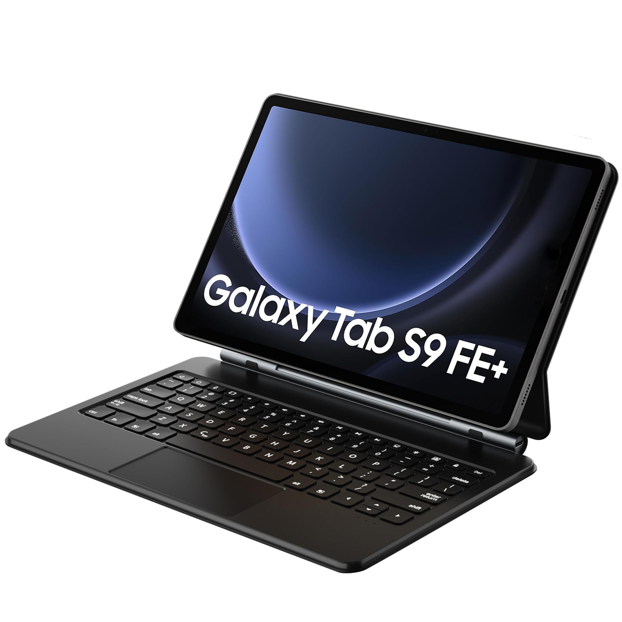 ProElite Magnetic Bluetooth TouchPad Keyboard case for Samsung Galaxy Tab S9 FE +/S9/S8/S7 Plus/S7 Fe/S10+ 12.4 inch Floating Cantilever Design with Built-in Colourful Backlit Keyboard, Black (B0D4YT6B4G) Amazon Price History, Amazon Price Tracker