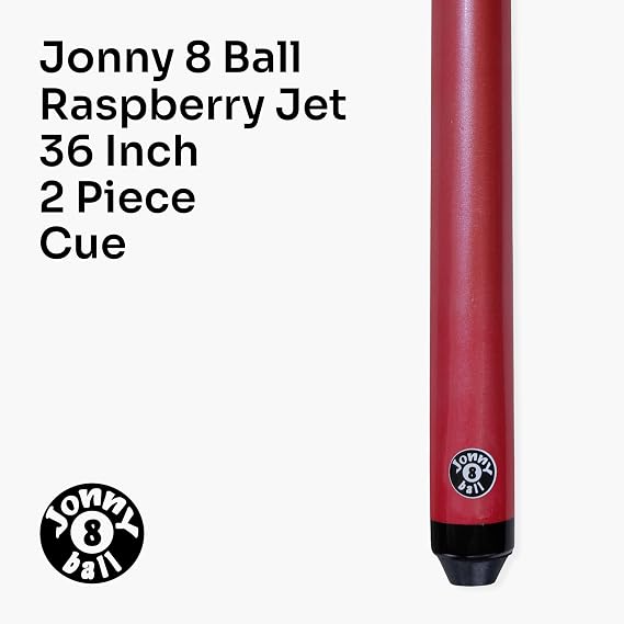 JET JUNIOR 36 inch 2 Piece Centre Joint Kids Ash Snooker Pool Cue - 10mm Tip