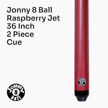 JET JUNIOR 36 inch 2 Piece Centre Joint Kids Ash Snooker Pool Cue - 10mm Tip