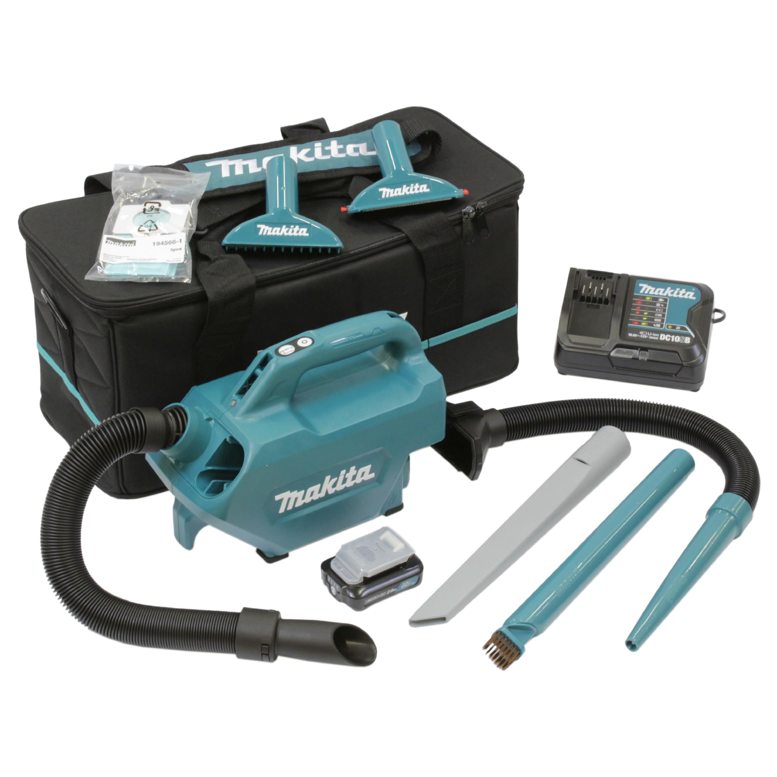 MAKITA ASPIRADOR INALÁMBRICO DE MANO CL121DSA