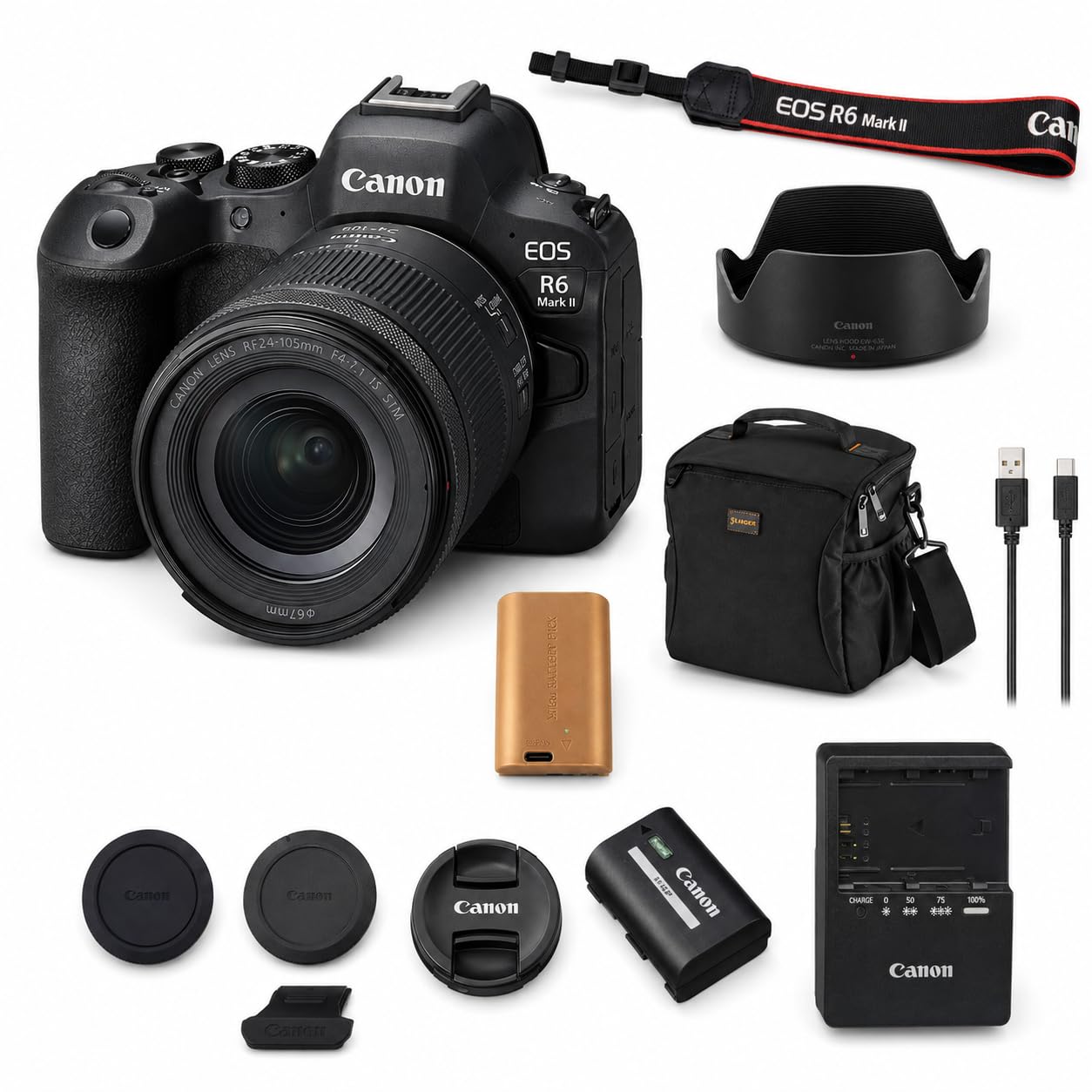 ✨予備バッテリー付き✨Canon EOS R6 MARK II トリプルレンズ✨ Amazon.com : Canon EOS R6 Mark II 24-105mm STM Lens, Extra Battery