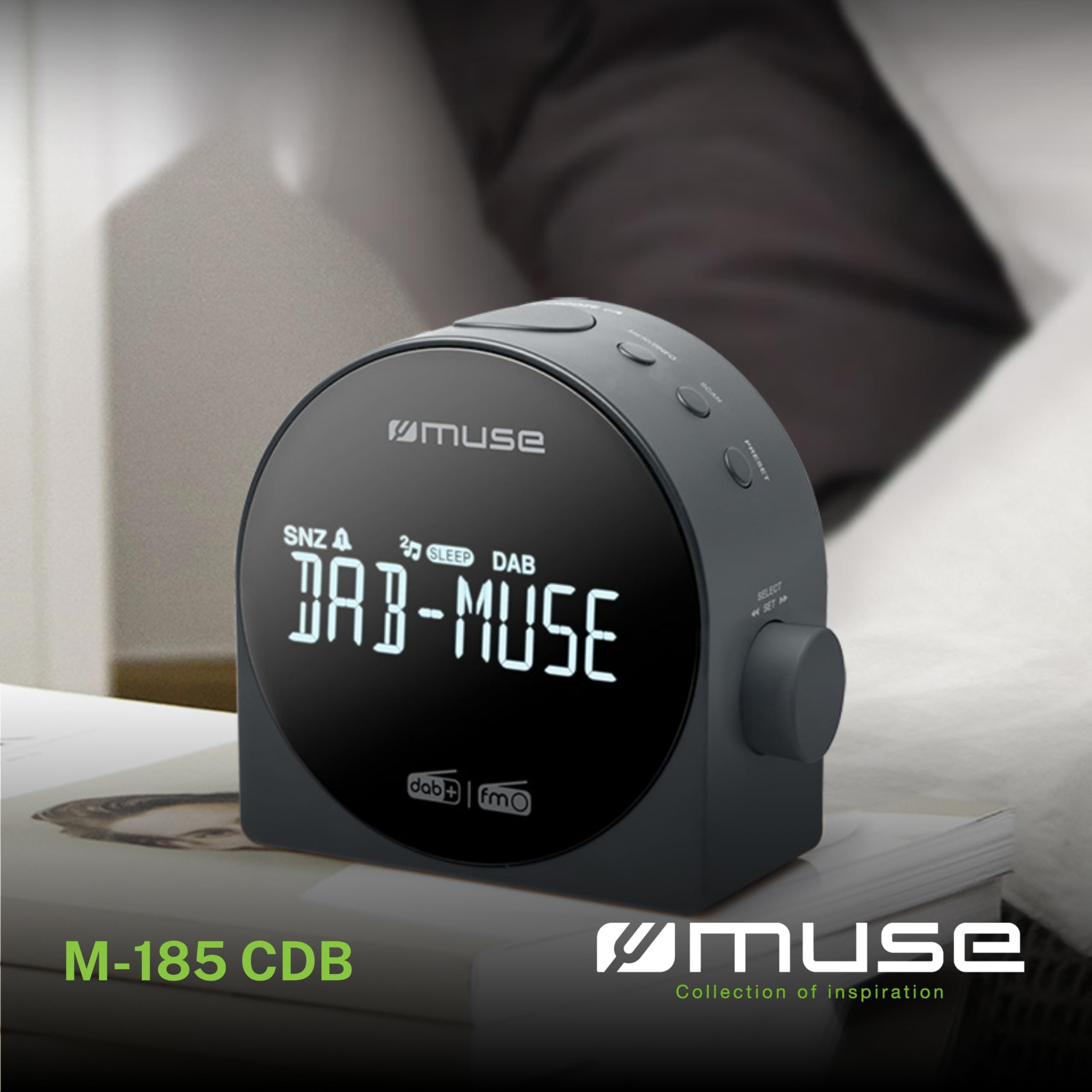 MUSE Radio réveil M-185 CDB