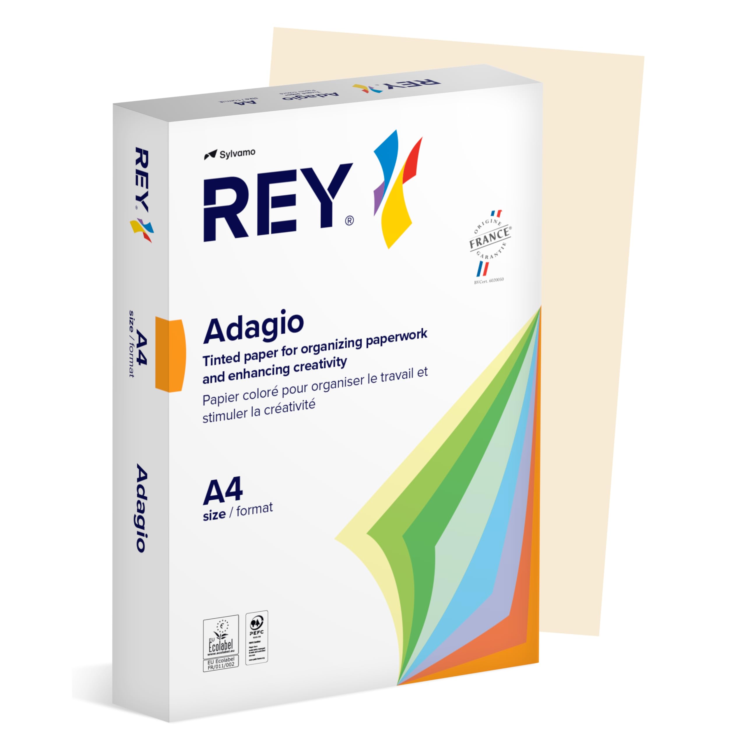 Adagio 30200 A4 80 gsm Rey Paper - Ivory (Pack of 500 Sheets)