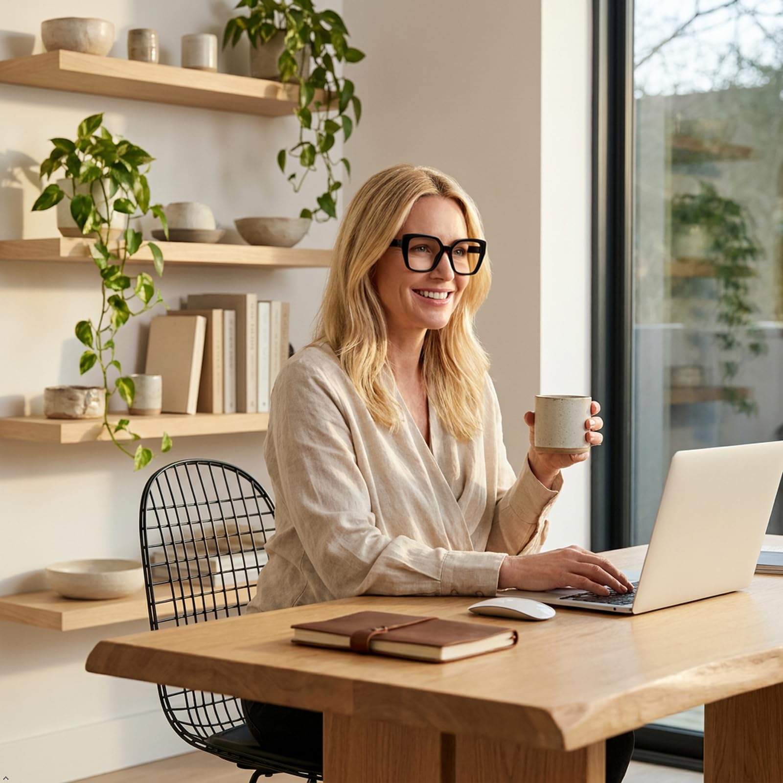 Eyekepper Blaulichtfilter-Lesebrille ohne Metall, schraubenlos mit Feder-Scharnieren Übergröße Cat-Eye 6er-Pack Computer-Lesebrillen für Damen