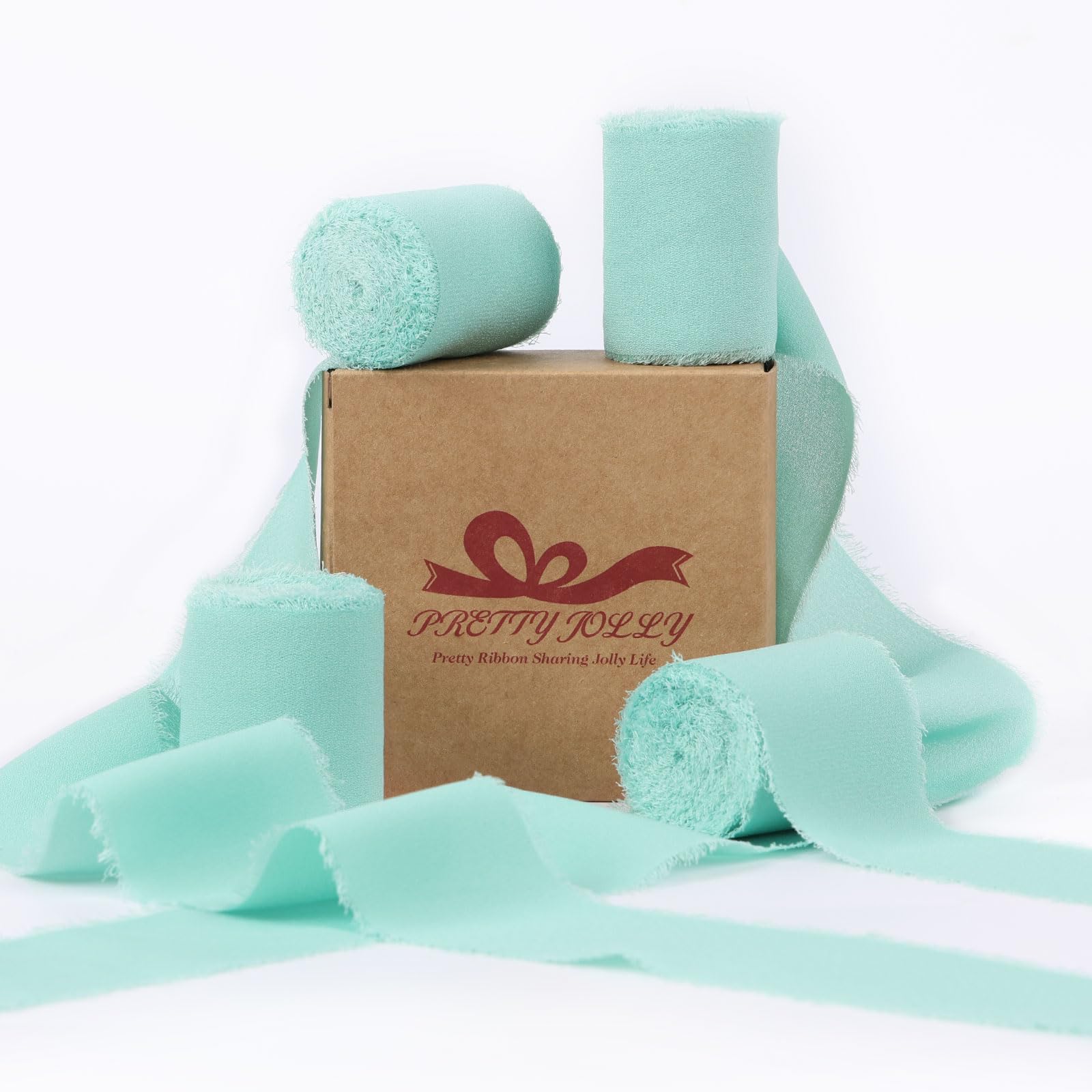 Ruban en mousseline de soie pour invitations de mariage et nœuds parfaits