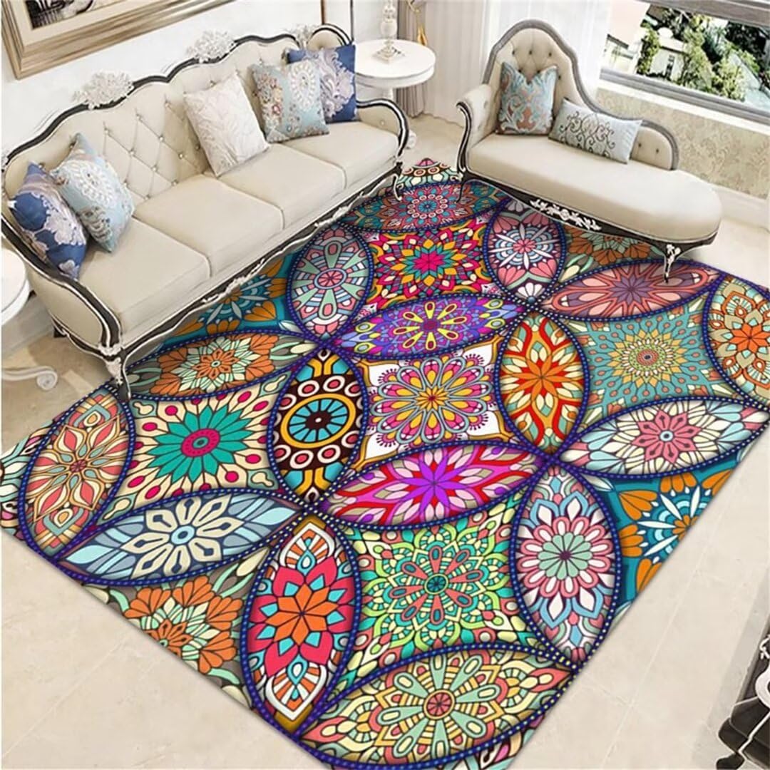 Tapis doux chambre lavable et facile à entretenir 120x160cm