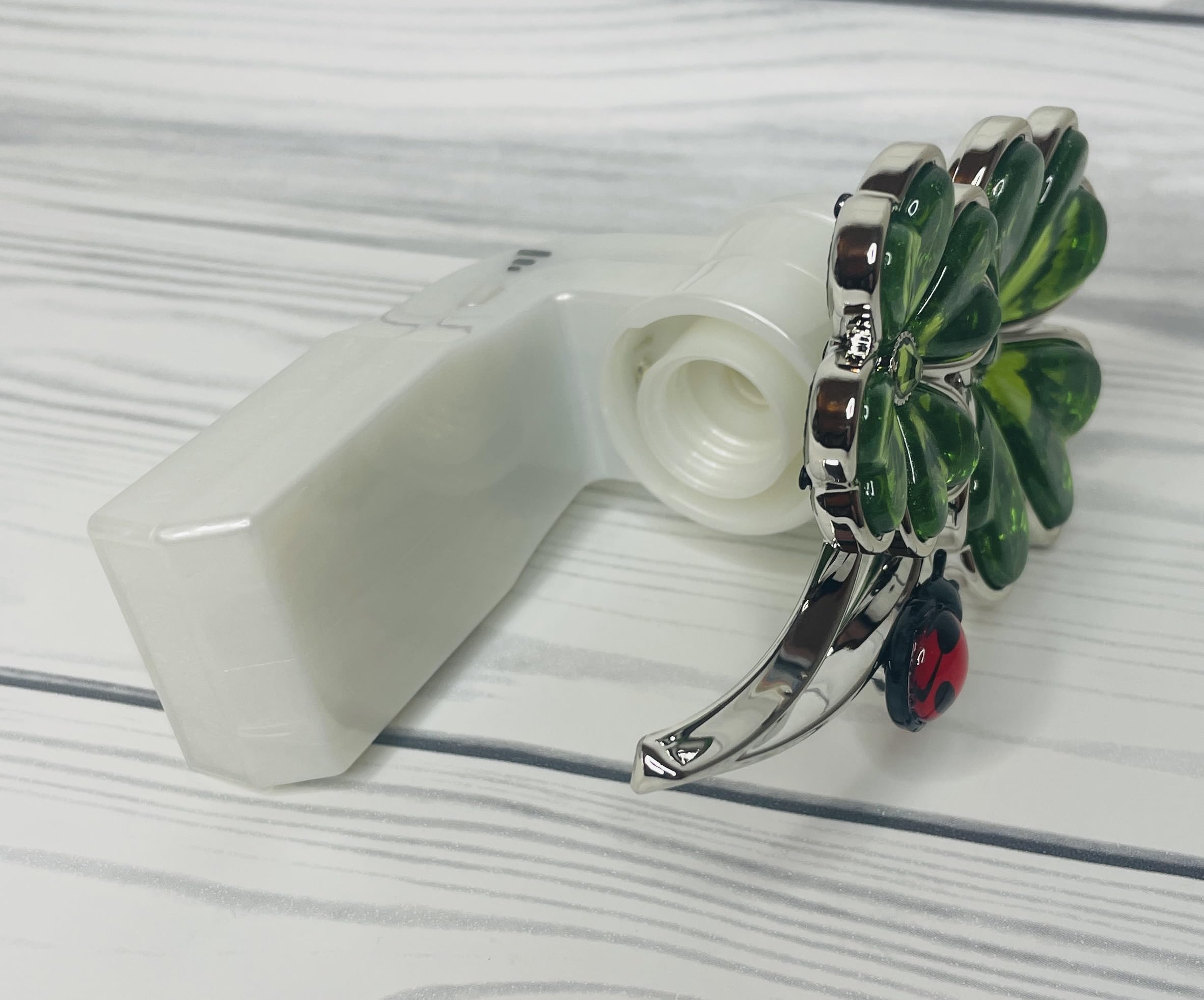 Bath and Body Works Lucky Clover Shamrock Lady Bug Adjustable Wallflowers Scent Control Fragrance Nightlight Plug