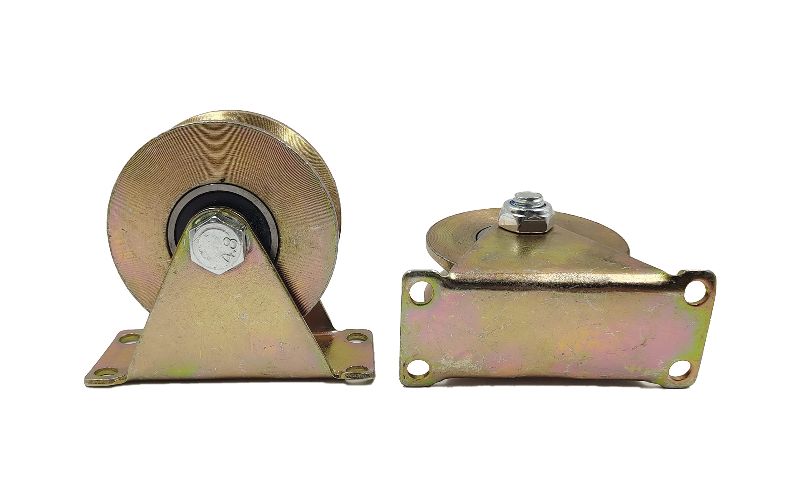 Heavy Duty V-Groove Casters - Rolling Gates & More -6