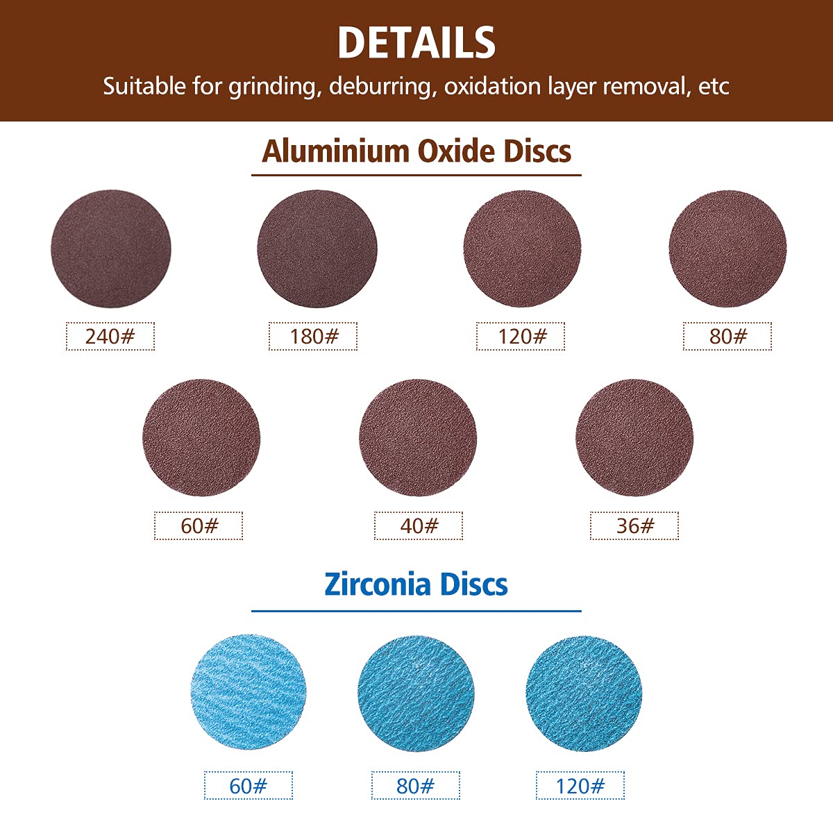 DRILLPRO 70Pcs Sanding Discs Set, 2 inch Quick Change Discs with 1/4 inch Holder, Surface Conditioning Discs for Die Grinder Surface Strip Grind Polish Burr Finish Rust Paint Removal(Updated): Tools & Home Improvement