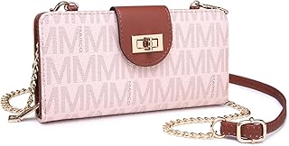 MKP COLLECTION Women Fashion Small Crossbody Shoulder Bag Cell Phone Zip Wallet Purse and Handbags Clutch Credit Card Holder with Chain Strap