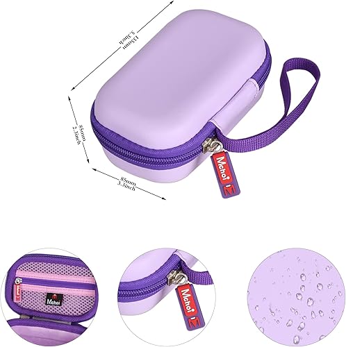 Miniatura 8 de Mchoi Estuche rígido de transporte adecuado para ratón inalámbrico Logitech G305 Lightspeed para juegos, a prueba de golpes, impermeable, morado,