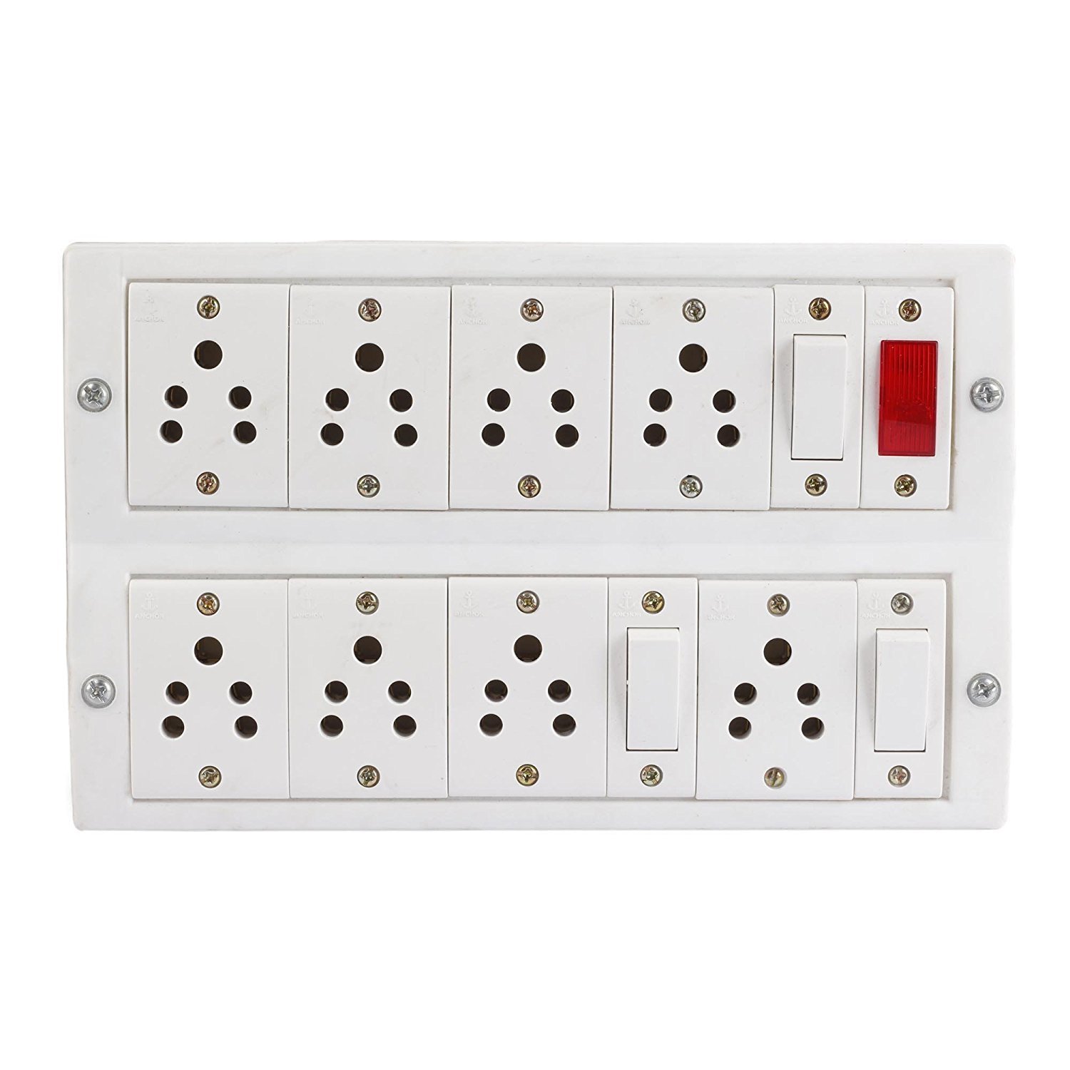 Mr. BAHUL Power Strip Extension Multi Outlet Board Fitted with 8 5 A