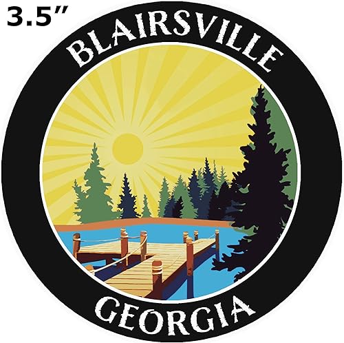 Miniatura 8 de Lake Dock - Blairsville - Georgia 3.5" Ventana coche camión calcomanía vacaciones aventura tema novedad apliques