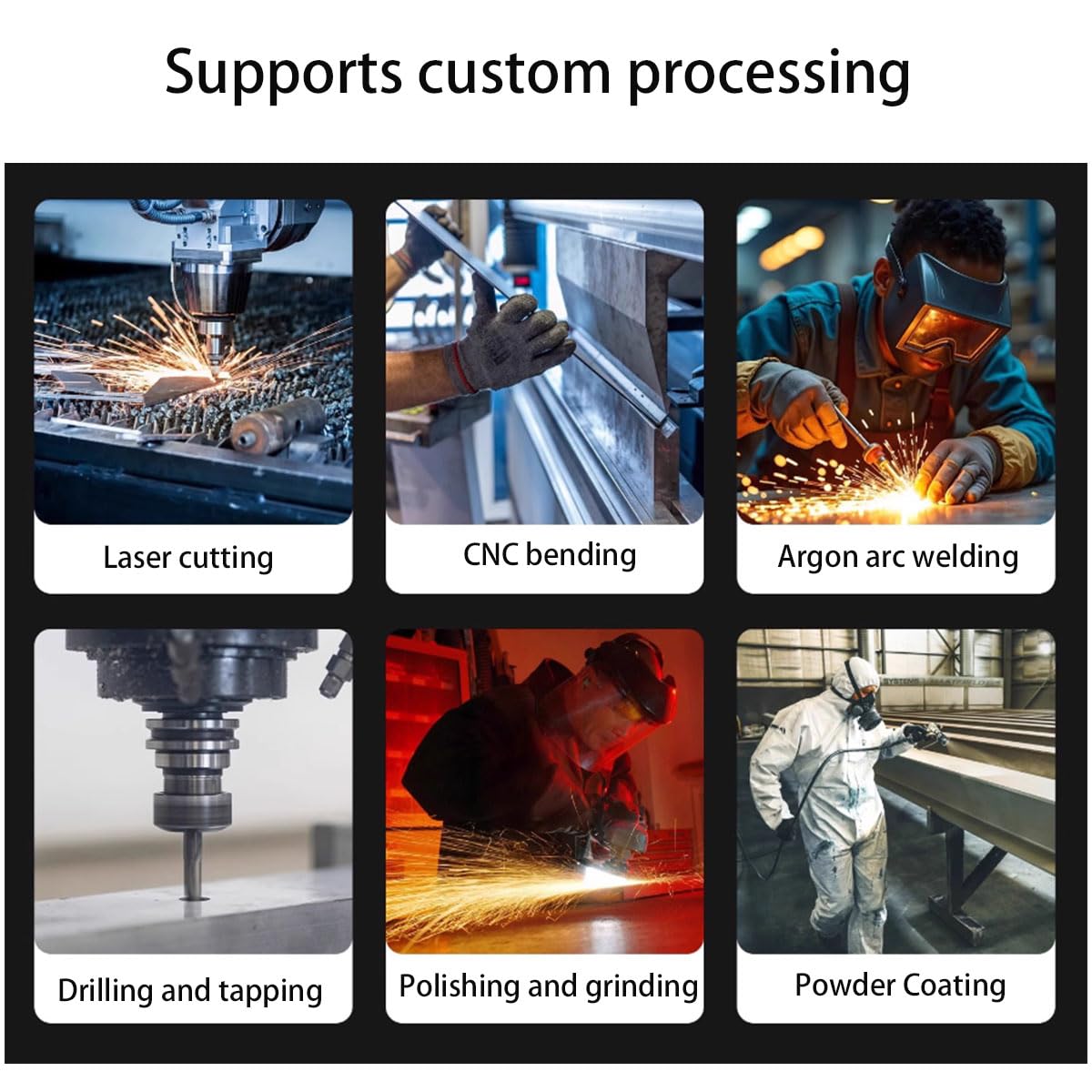 4-Pack 6061 Aluminum Sheet Metal 6x12 Inch, 3mm Thickness (0.12"), Heat Treatable Flat Plate with Double Protective Film & Corner Guards for Industrial and Structural Applications