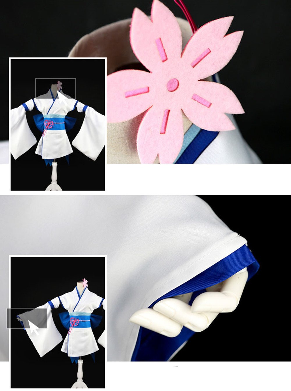 Re:ゼロから始める異世界生活 リゼロ コスプレ 和服 ラム 幼少期 Amazon | QOQOUO_COS Re：ゼロから始める異世界生活 ラム レム
