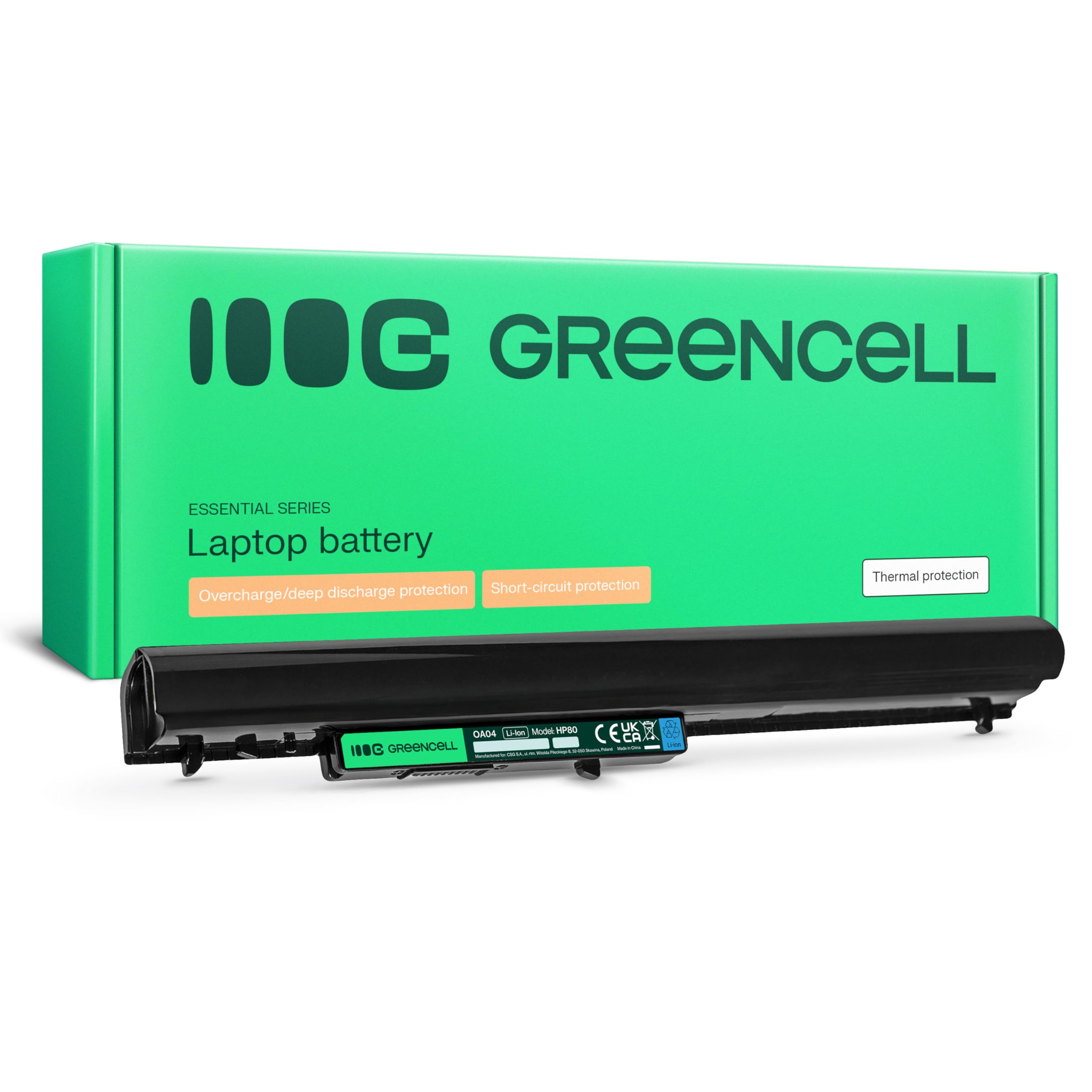 Green Cell Batteria OA04 740715-001 746641-001 HSTNN-LB5S per Portatile HP 250 255 256 240 245 246 G3 HP 15-G065NL 15-G212NL 15-R101NL 15-R213NL 15-R226NL
