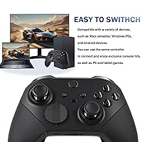 Vista 3 de YouYouGou Elite Series 2 Controller-Black Compatible For Xbox Elite Series 2 Controller Compatible With Xbox Series X/S, Xbox One,Gaming Controller