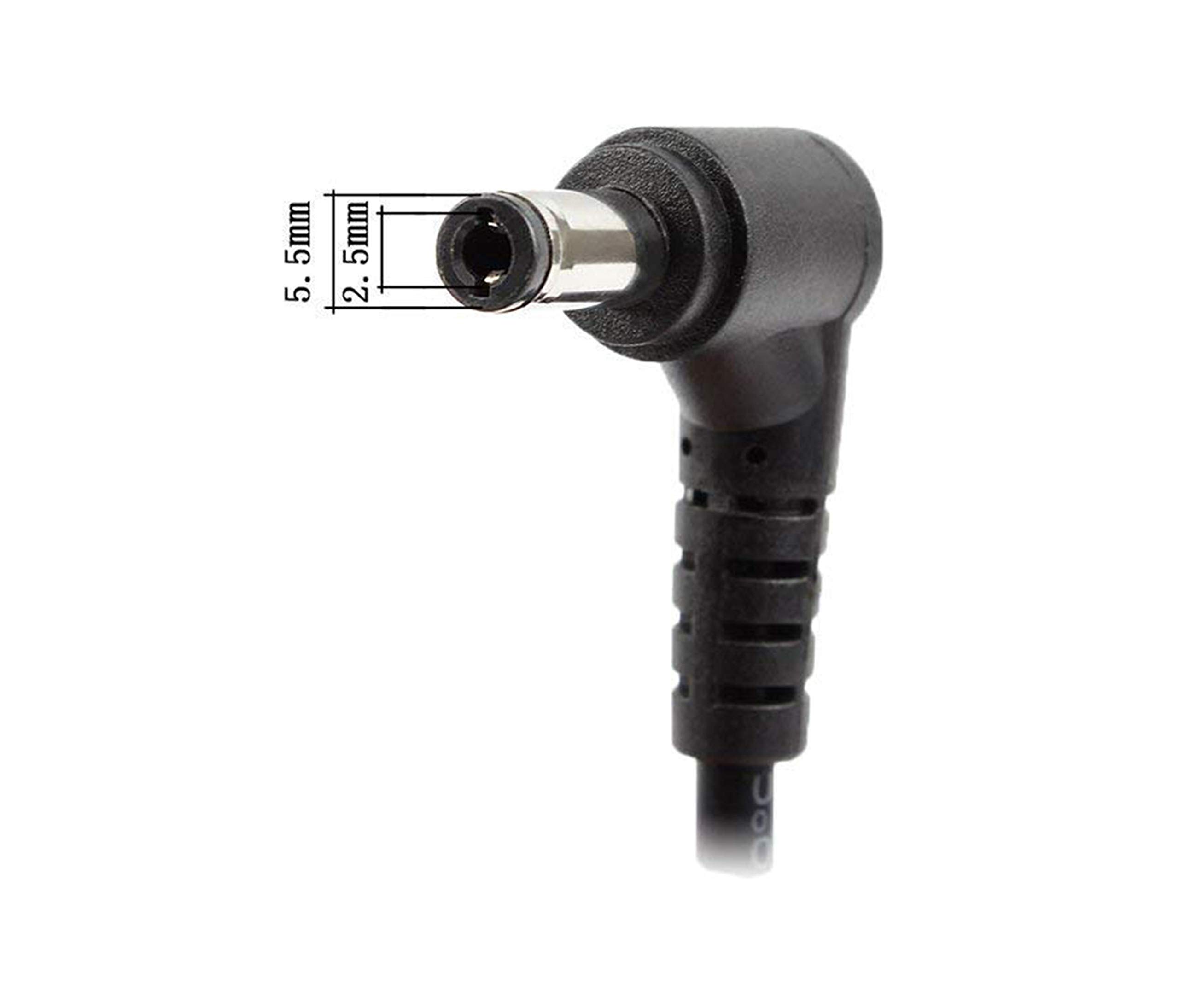 Caricabatterie 19V 3.42A 65W Per Notebook Asus E Toshiba - Alimentatore Con Connettore 5.5x2.5mm E Cavo Italiano - NewNet