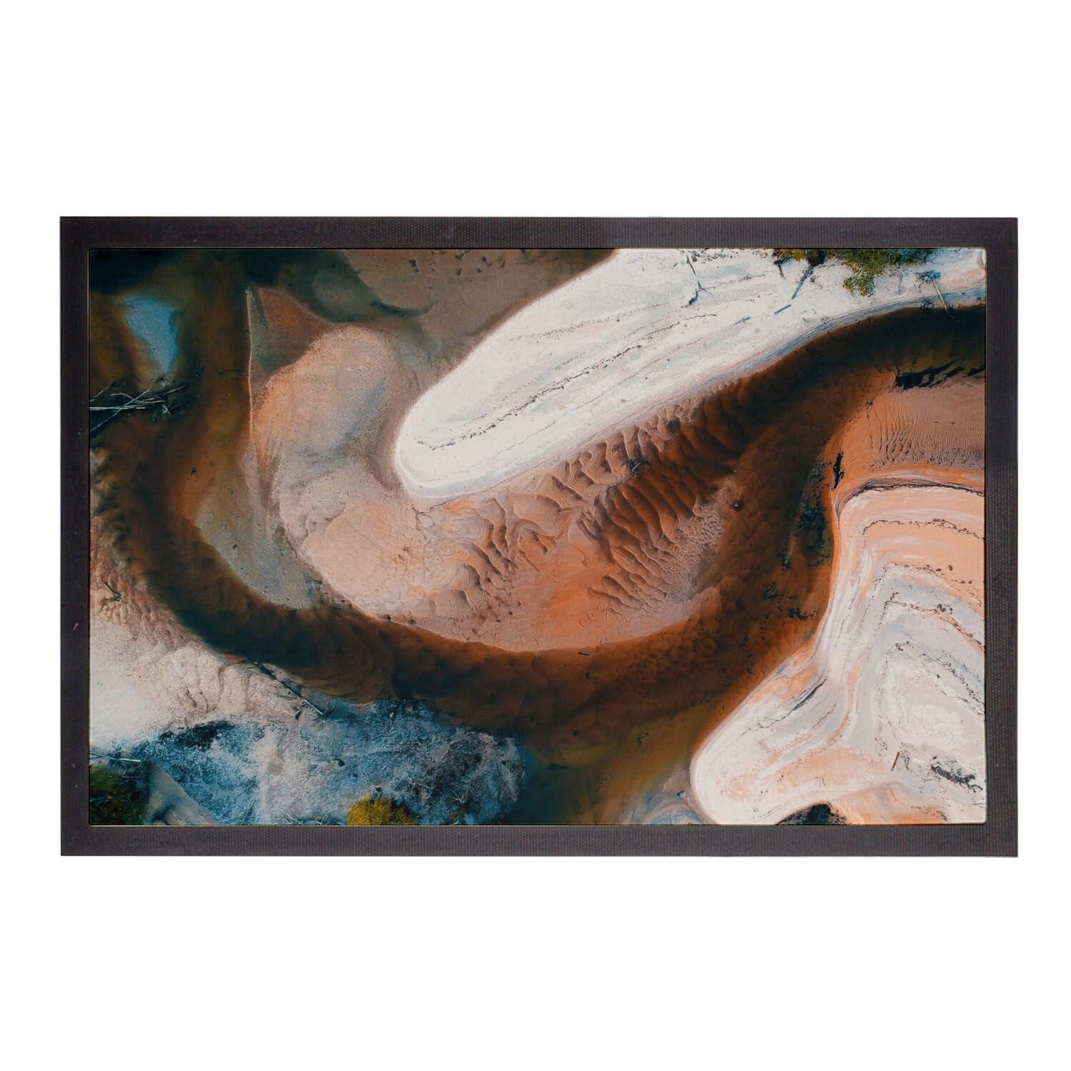 Paillasson nature arbre et rivière pour une entrée accueillante