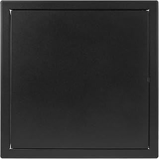 Repa Market 12 x 12 Inch Access Panel for Drywall/Anthracite Powder Coated Steel Wall Hole Cover/Door Panel/Cover Plates with Latch – Service Hatch/HVAC Access Door for Plumbing, Electrical Use