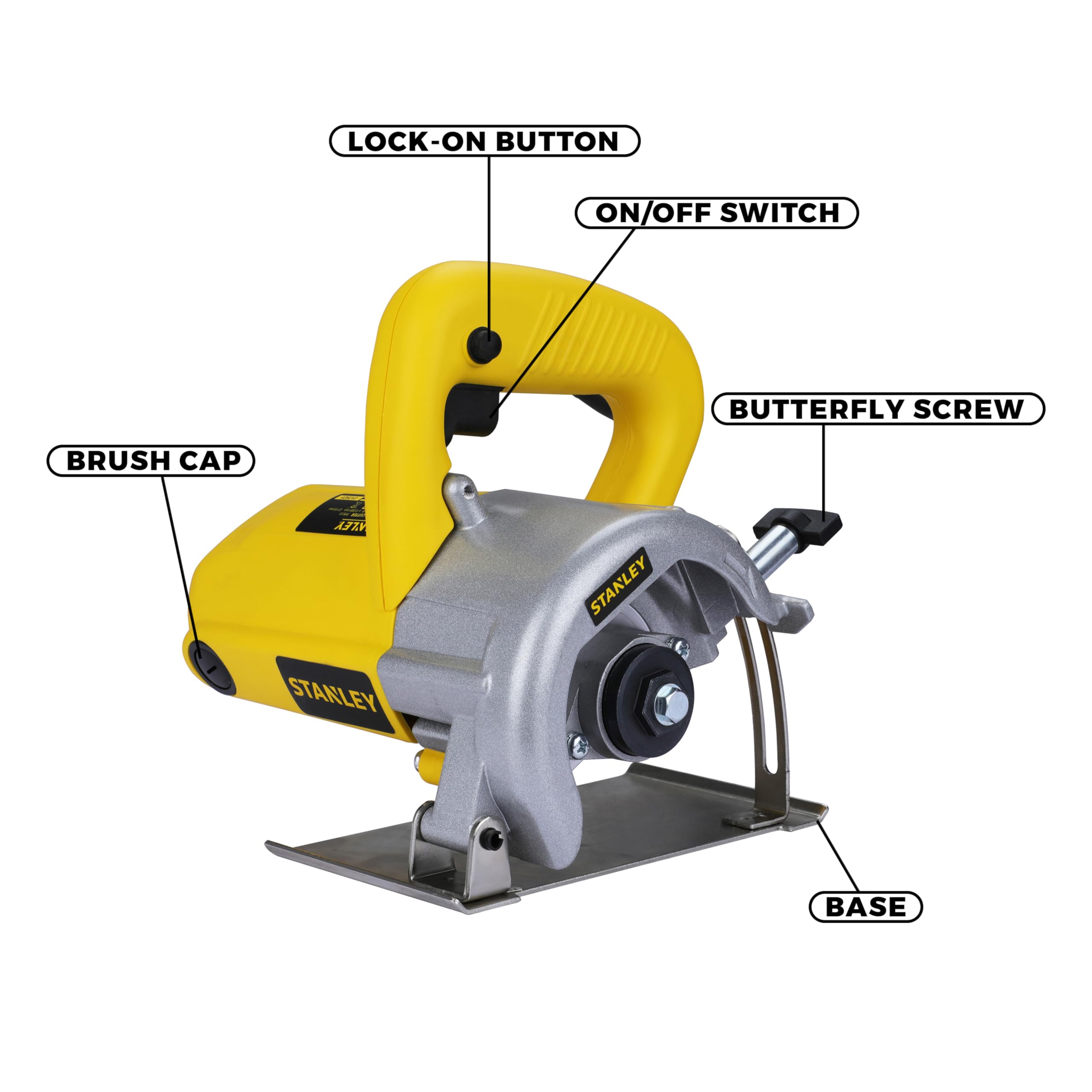 STANLEY STSP110-IN 1200 Watt 4inch (100mm) Heavy Duty Marble Cutter/ Tile Cutter with Depth Adjustment 1