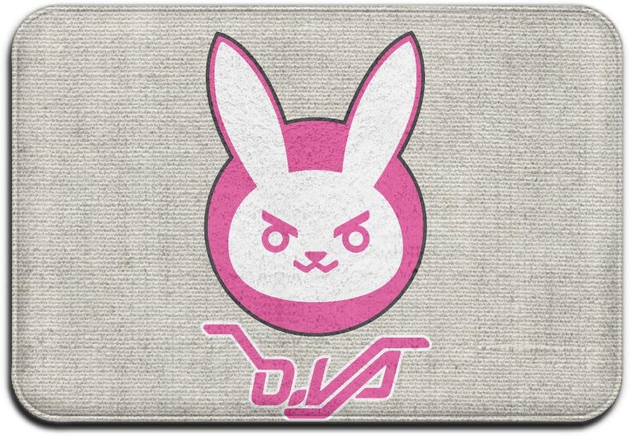 Fashions Overwatch Dva Bunny Logo Personalized Indoor/Outdoor Doormats
