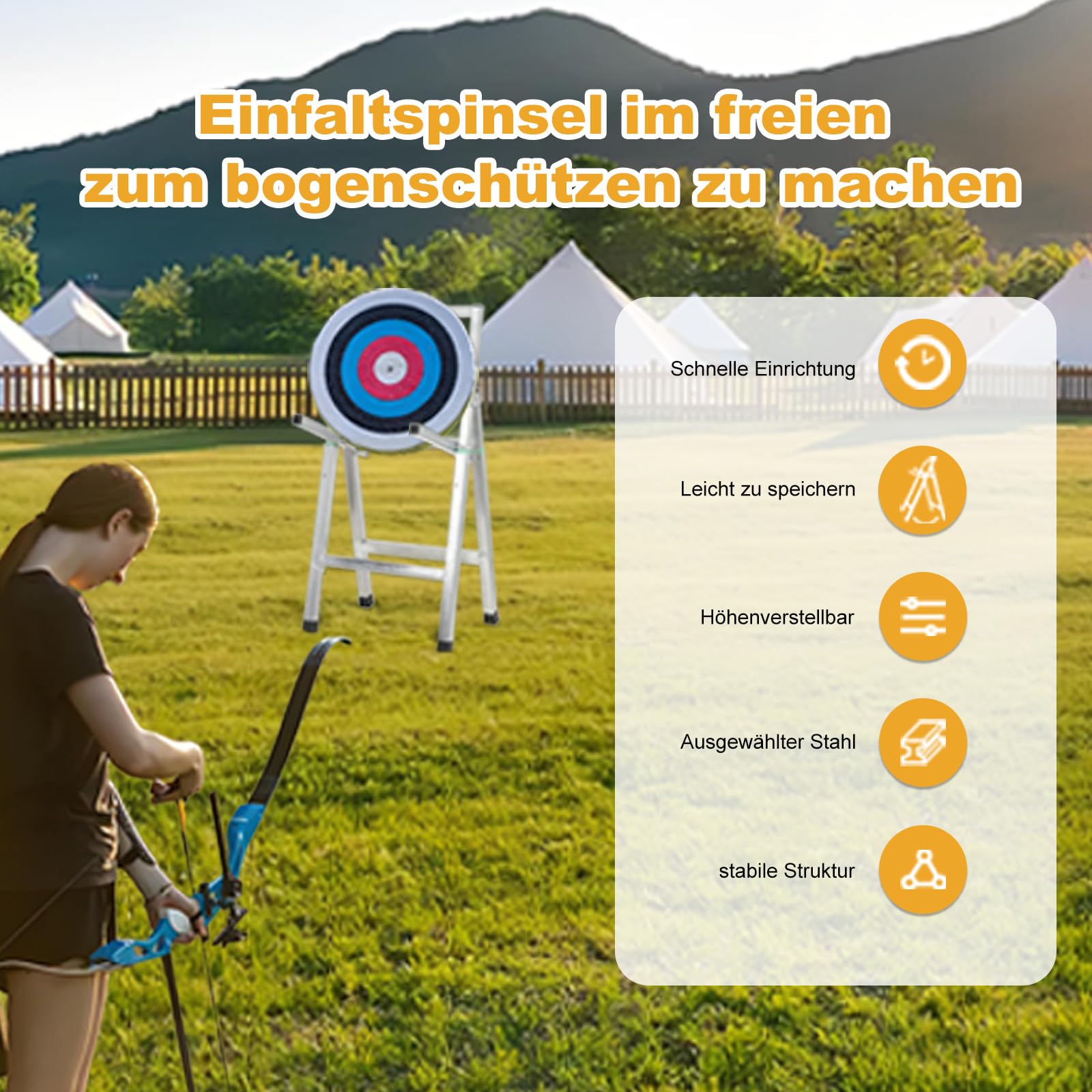 Scheibenständer Aus Metall Avalon - Bogensport Schmid