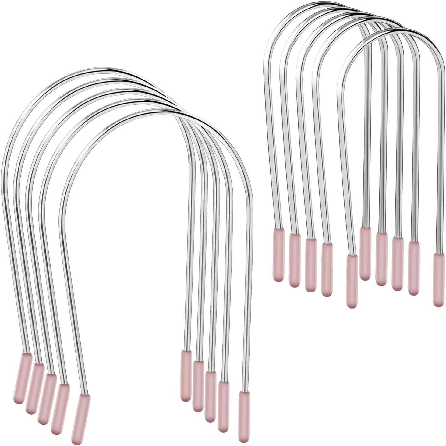 Vin Beauty Hot Curler Clips Replacement Kit, 10 Pieces Hot Roller Clips for Electric Rollers Portable Hot Roller Securing Pins Fits 1½”, 1¾" Size Hair Hot Rollers (5 PCS 1½”,5 PCS 1¾")