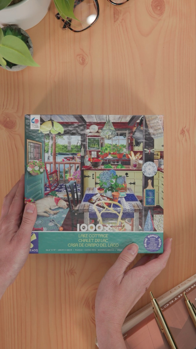 sugar！crazy ocean Amazon.com: Ceaco - Tracy Flickinger - Lake Cottage - 1000