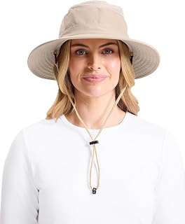 UPF 50+ Men's Sun Protection Broad Brim Hat - UV Protection, Sun Protective
