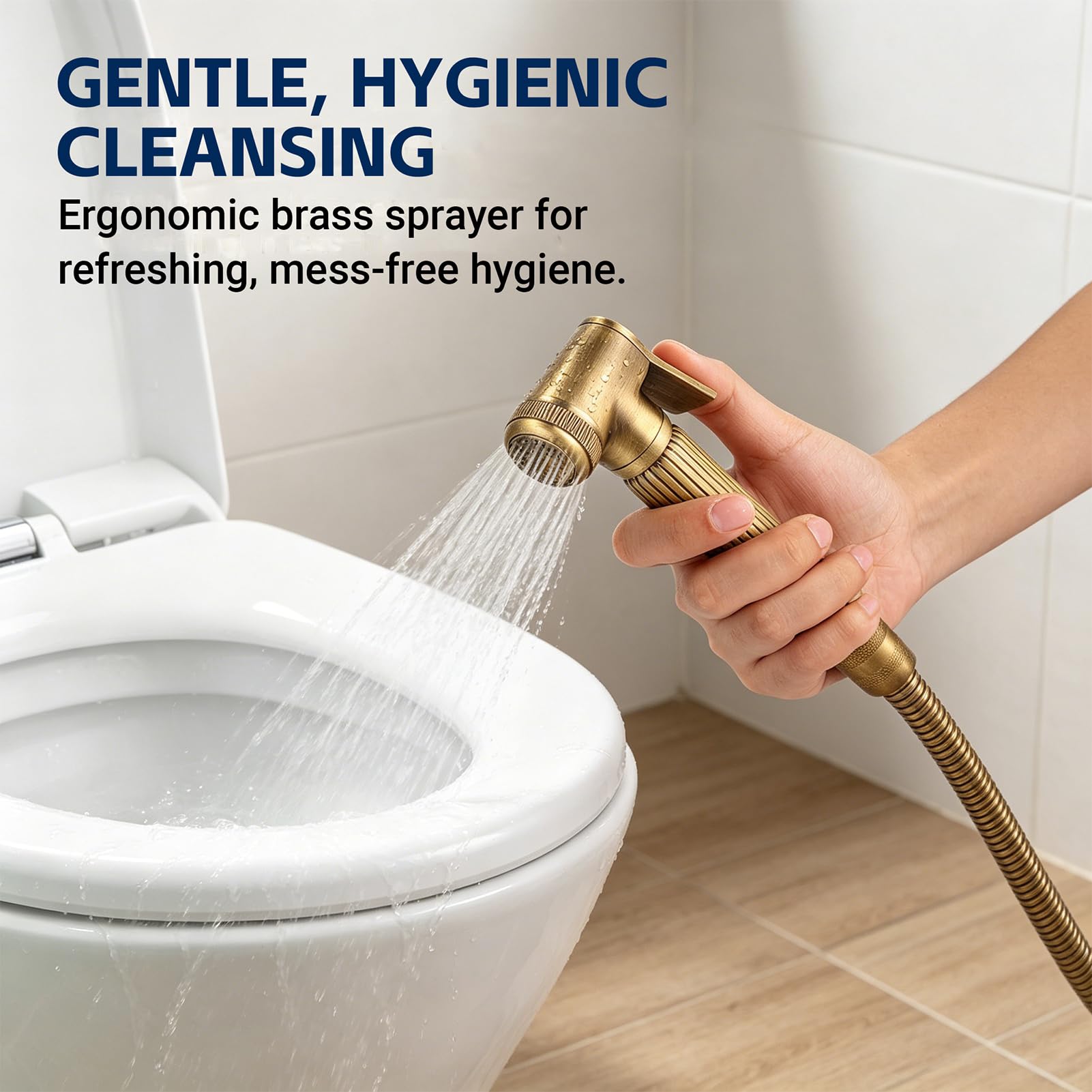 vintage mosiężna ręczna ręczna bidet opryskiwacz toaleta ręczna bidet sprayer sprayer Węzie Wąż Zestaw węża łazienki Odpowiednie do samica prysznica dla zwierząt domowych