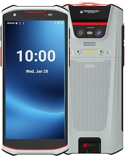 Android 13 escáner de código de barras 4+64 GB incorporado 1D/2D/QR escáner de código de barras 4G inalámbrico computadora móvil PDA Inventario