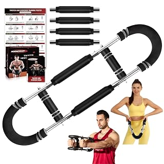 Twister Arm Trainer, Adjustable Twister Arm Chest Exerciser with 4 Spring & Training Poster for Men & Women, Detachable Power Twister Home Fitness Equipment for Enhancing Upper Body Muscle - Amazon product rated Grade A