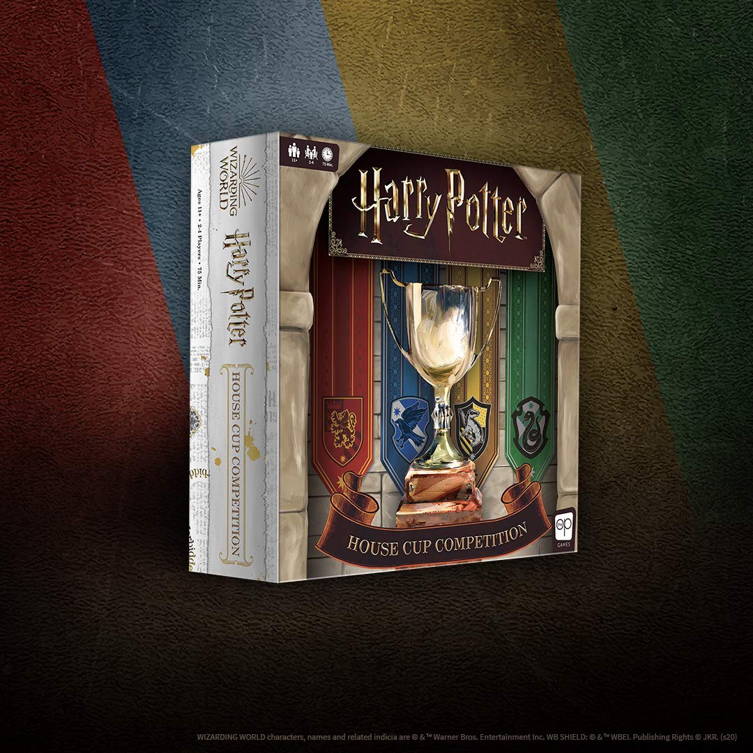USA-OPOLY, Harry Potter: House Cup Competition, Board Game, 2 to 4 Players, Ages 11+, 75 Minute Playing Time