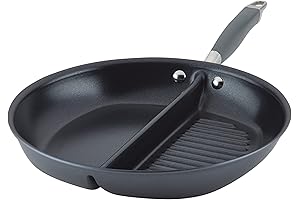 Anolon Advanced Home Hard-Anodized Nonstick Skillet (12.5-Inch Divided Skillet)