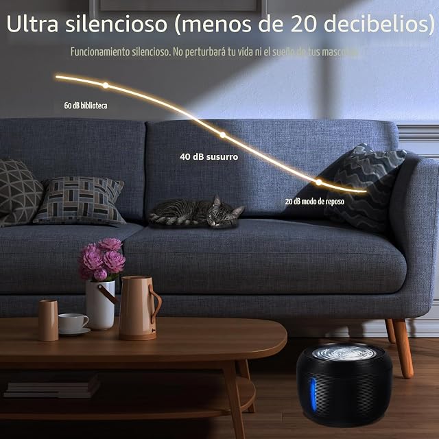 Foto 4 de 7 de MQVXT Fuente Automática para Gatos 2.5 L,Cat Fountain,Luz LED Automática,Bebedero Ultra Silencioso…
