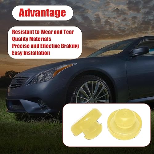 Miniatura 4 de GXARTS Almohadilla de freno para pedal compatible con Nissan 200SX 240SX 280ZX 300ZX 350Z 370Z Altima Maxima Sentra Frontier Pathfinder Xterra para