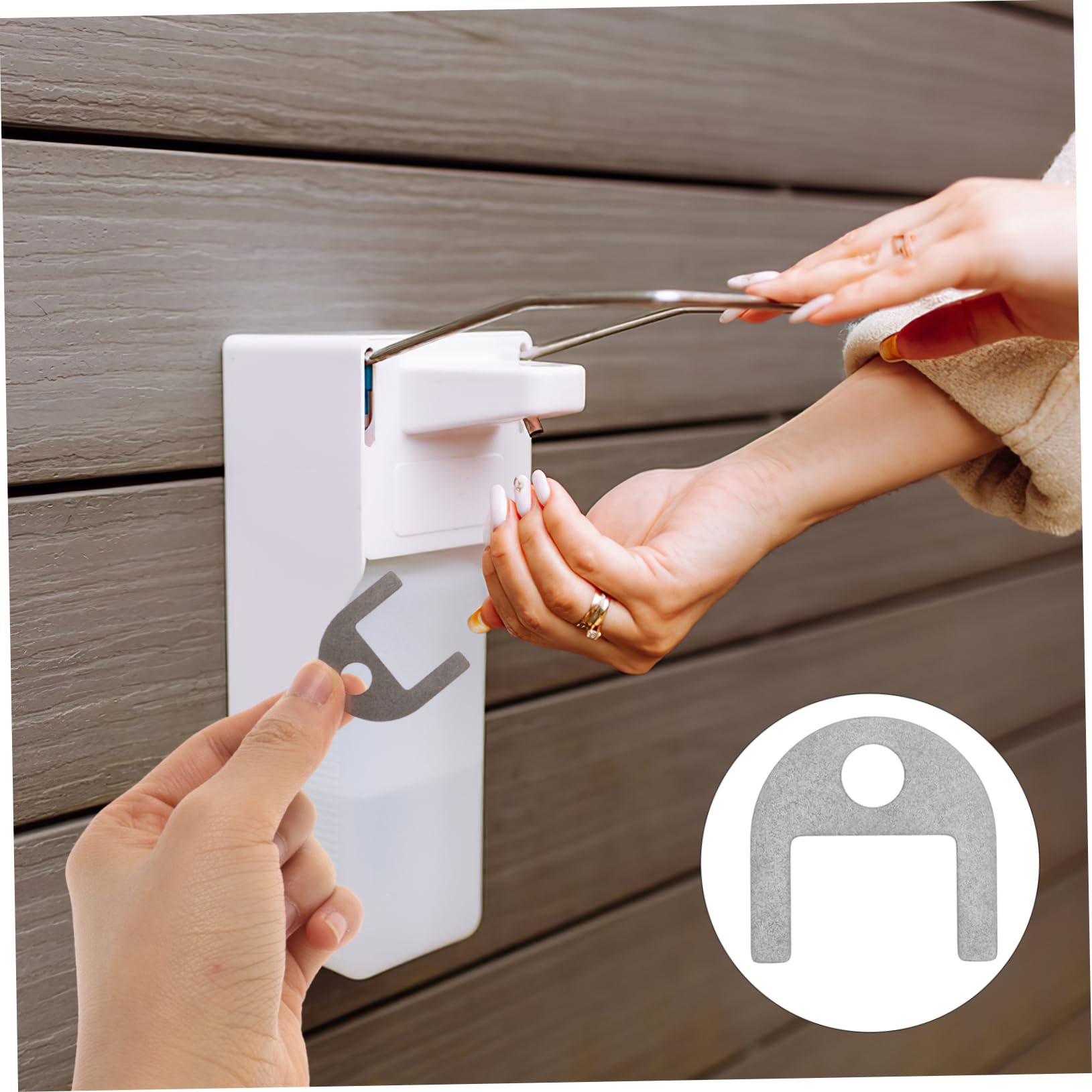 Alipis Commercial Soap Dispenser Key Accessory for Hand Soap Dispenser Style Convenient Opening Tool for Public Restrooms Easy Maintenance and Cleaning Sleek Design for Any