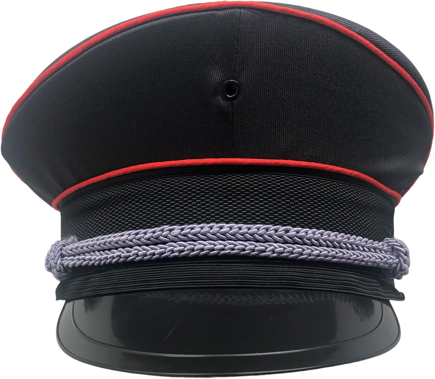 CHAPEAU TRIBE Men's Adult Deluxe Military Captain Hat, Dark Grey, Party costumes, Theme parties, Halloween and Christmas party, Bachelorette Parties, Unisex - Image 4