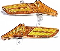 Vista 2 de Tapa de luz de marcador lateral para Porsche Cayenne 07-10 9PA1 955 957 Base Sport Turbo GTS S 2007 2008 2009 2010 Lámpara intermitente LED amarillo
