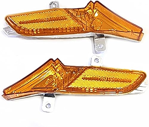 Miniatura 2 de Tapa de luz de marcador lateral para Porsche Cayenne 07-10 9PA1 955 957 Base Sport Turbo GTS S 2007 2008 2009 2010 Lámpara intermitente LED amarillo