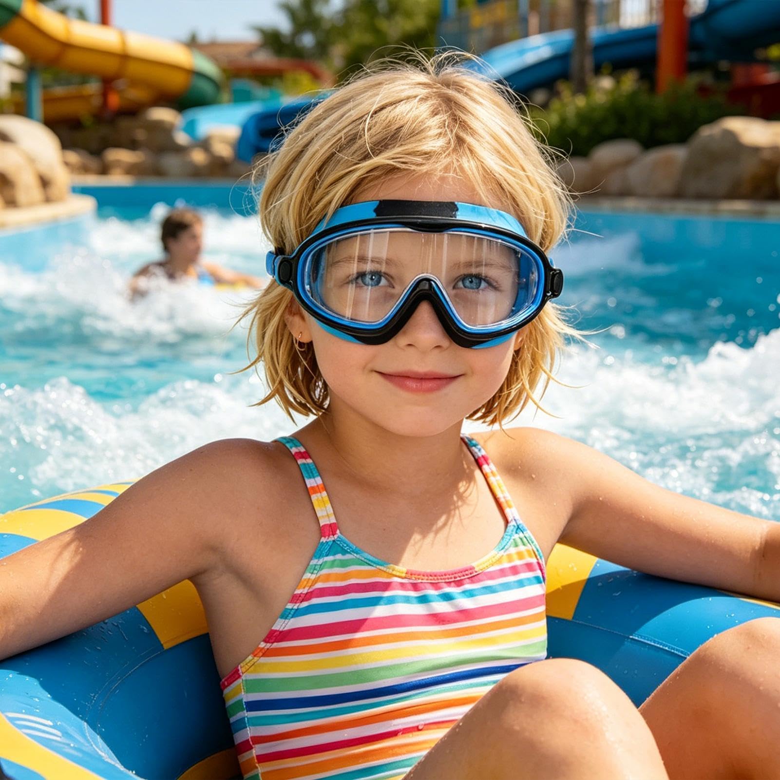 Occhiali Da Nuoto Per Bambini Ampia visuale occhiali impermeabili clip naso | Occhiali Nuoto Piscina Mare Allenamento Subito Sport Acquatici Esterni