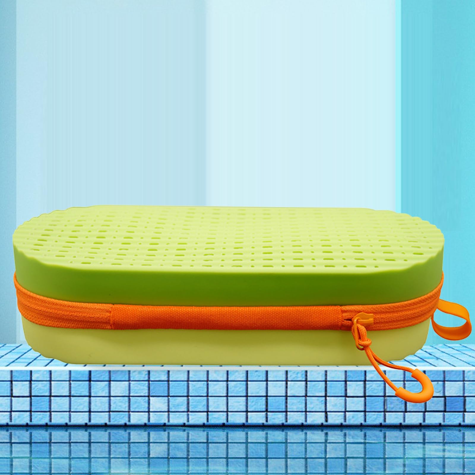 Supvox Custodia Porta Occhiali Da Nuoto In Plastica Trasparente - Rigida E Leggera, Dimensioni 17x6x5.5 Cm, Per Uomo E Donna