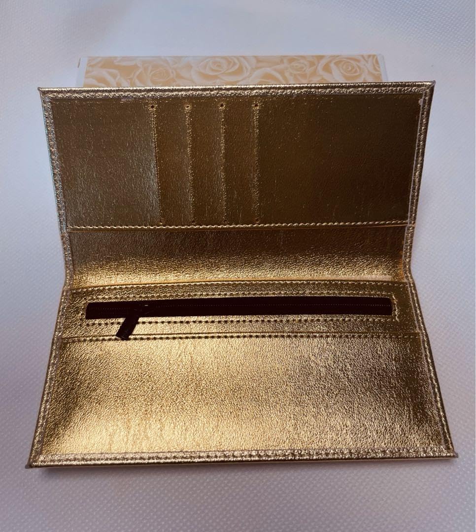 皇居財布　金色　長財布 Amazon | 高級 皇室 東御所 金長財布 菊の紋 皇居 革製 開運 | 財布