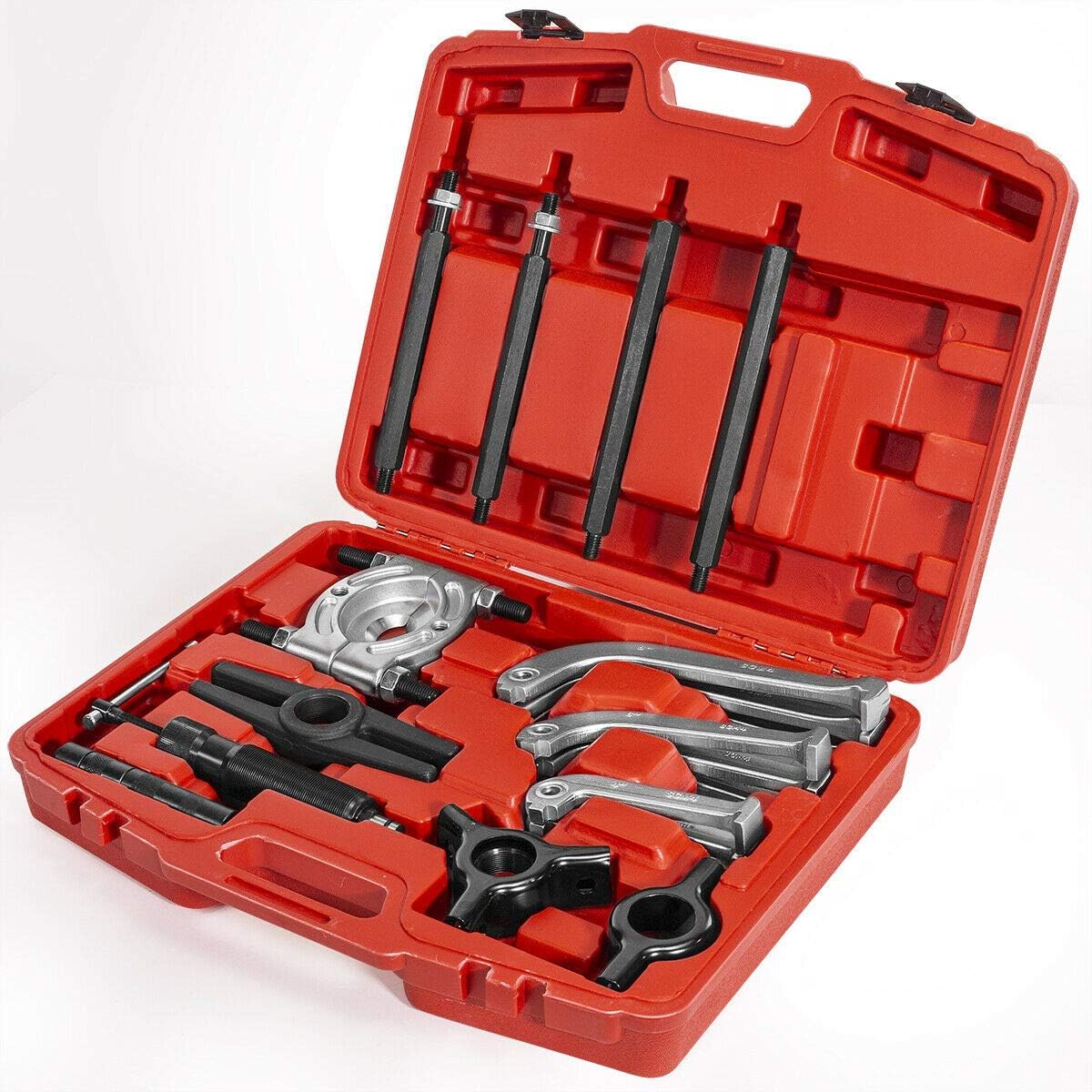 Hydraulic Gear Puller and Bearing Jaw Separator 10 Ton Set Kit