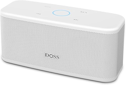 Miniatura 1 de DOSS SoundBox Plus - Altavoz Bluetooth con sonido superior, Bluetooth 5.0, emparejamiento estéreo inalámbrico, micrófono integrado, tiempo de