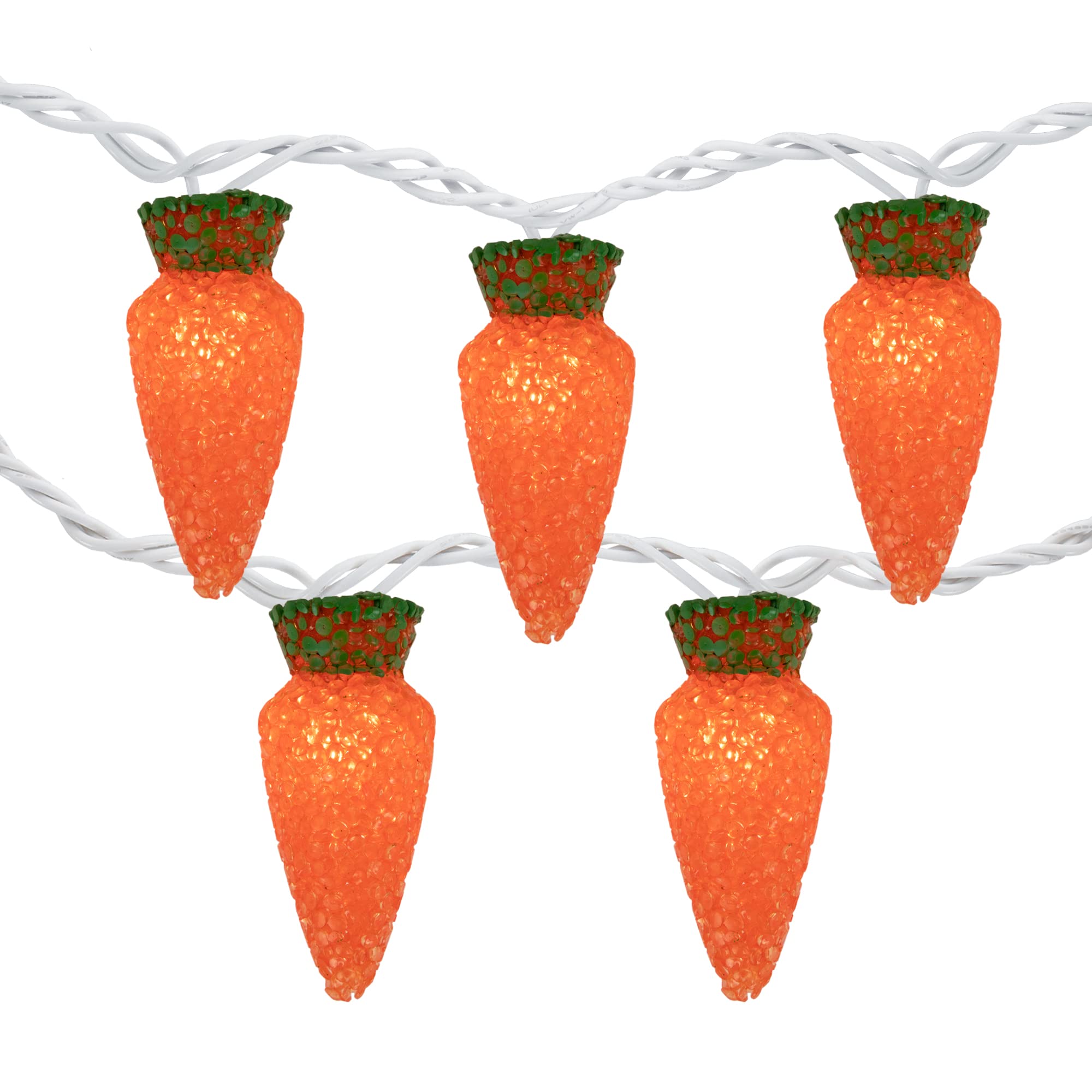Amazon.com: Northlight 10-Count Orange Carrot Easter String Light