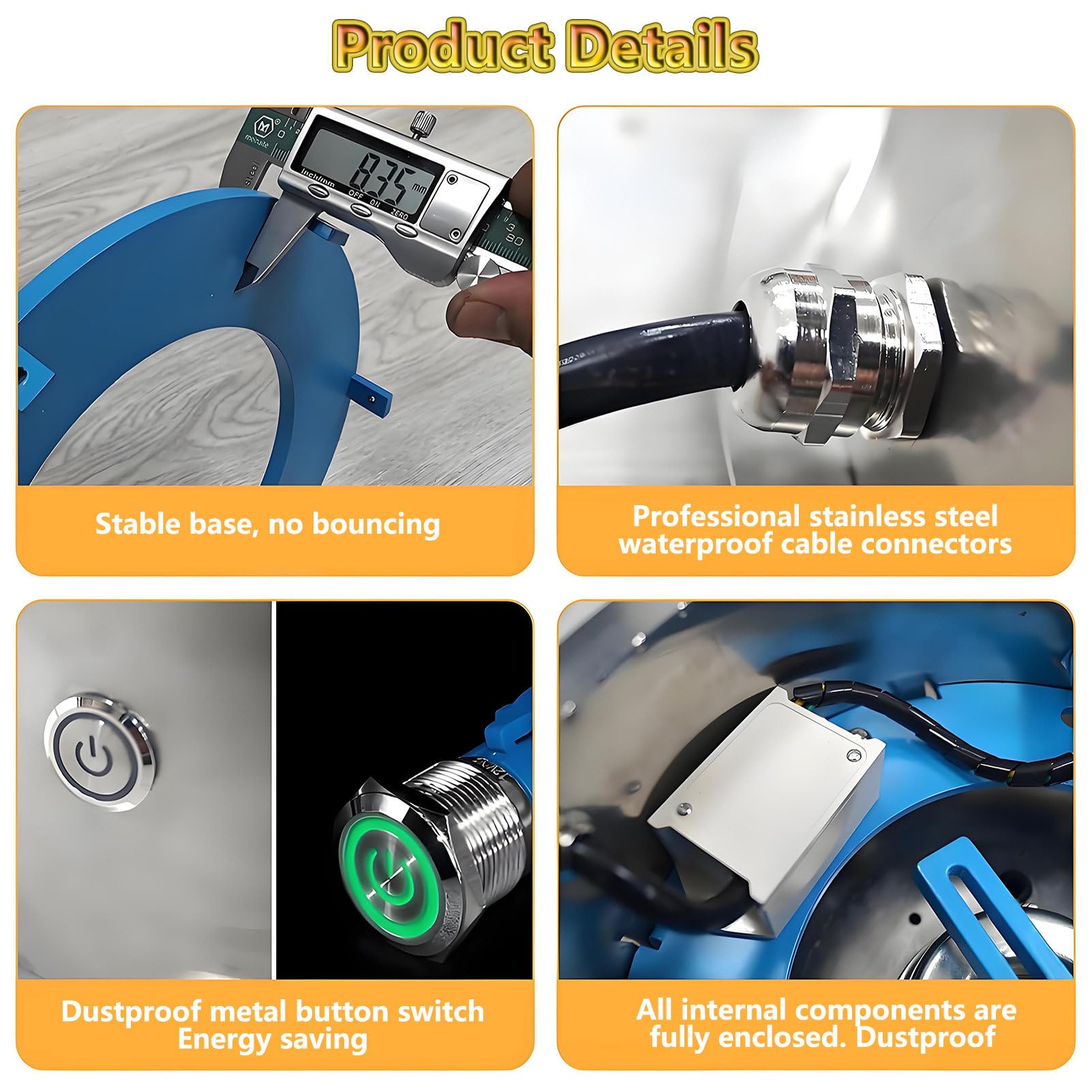 Tamiz Vibratorio Eléctrico, Tamizador Automático con 2 Pantalla 220V-10cm