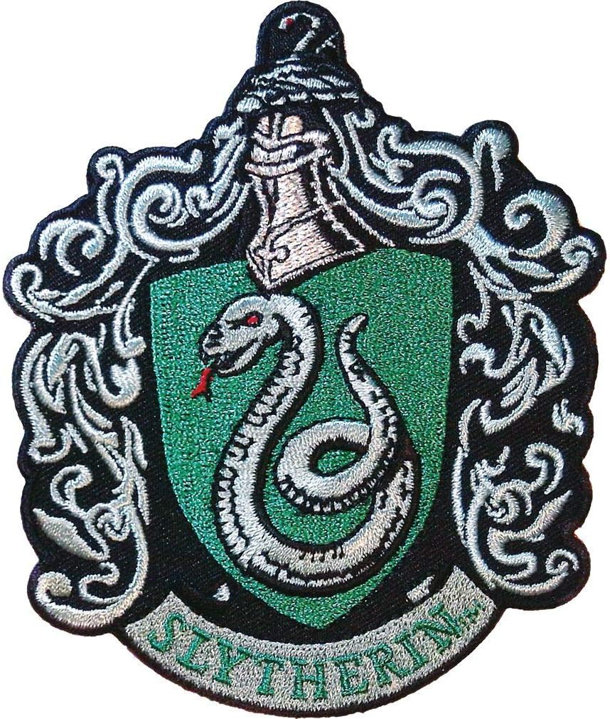 Ata-Boy Harry Potter Patch, Slytherin Crest Patch Iron On Patches - Harry Potter Gifts & Merchandise